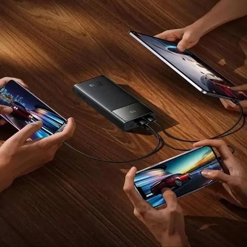 پاور بانک فست شارژ باسئوس Star-Lord PPXJ08010 PD 22.5W ظرفیت 30000 میلی آمپر ساعت