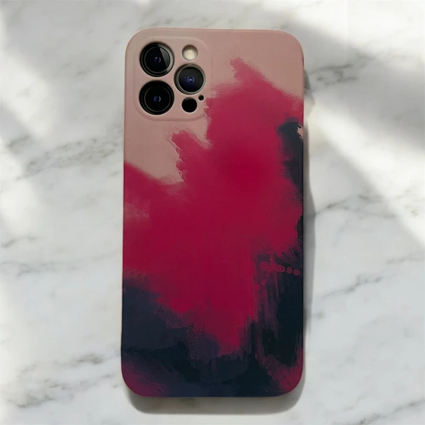 قاب ژله ای آبرنگی طرح4 آیفون 12pro