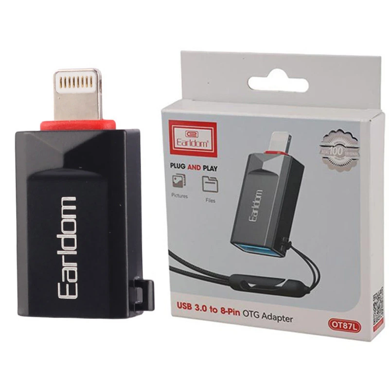تبدیل USB OTG به لایتنینگ ارلدام Earldom ET-OT87L