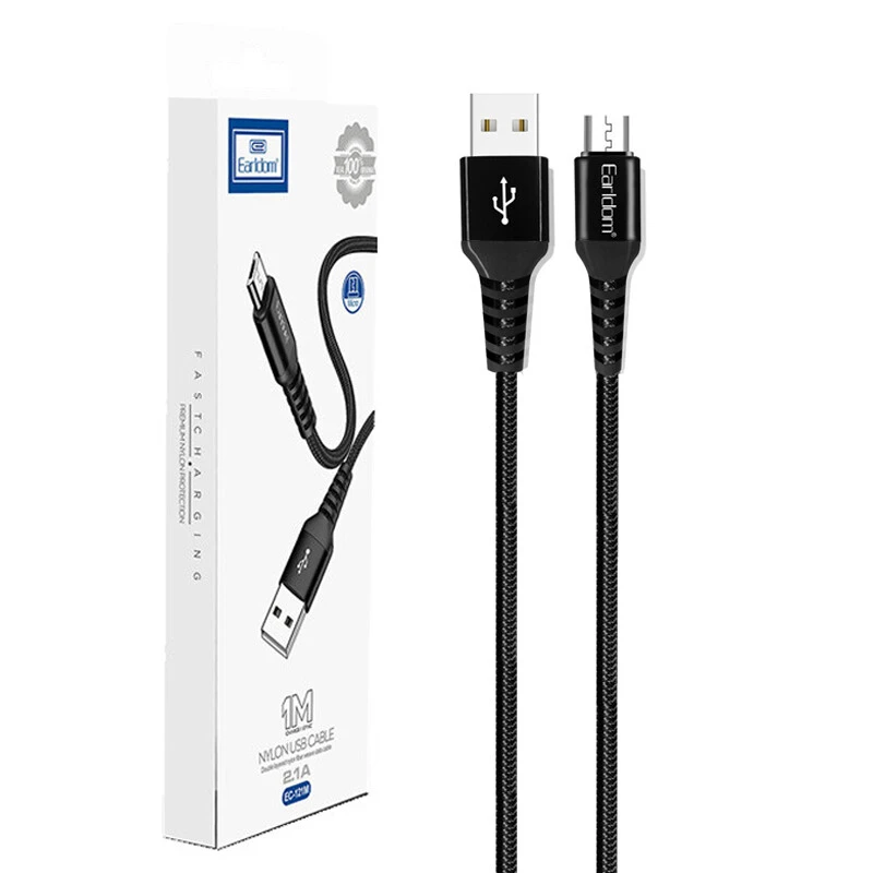 کابل میکرو یو اس بی 2.1 آمپر ارلدام Earldom EC-121M طول 1 متر