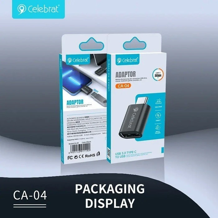 تبدیل USB OTG به تایپ سی سلبریت Celebrat CA-04