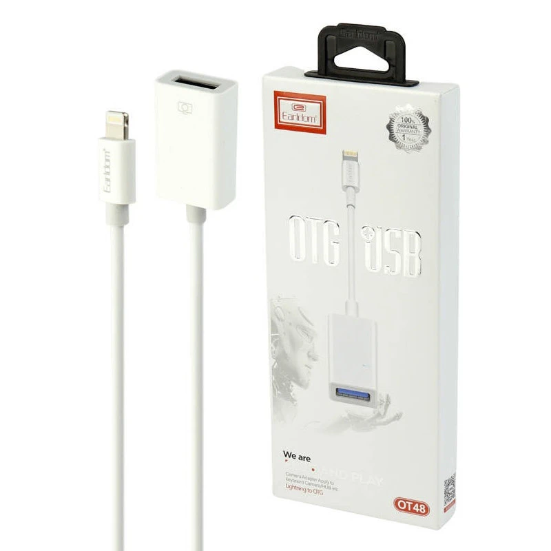 تبدیلUSB OTG به لایتنینگEarldom OT48