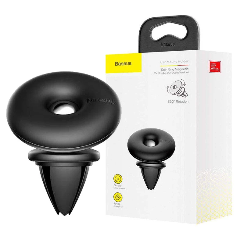 پایه نگهدارنده گوشی موبایل دریچه ای آهنربایی بیسوس Baseus SUHQ-01