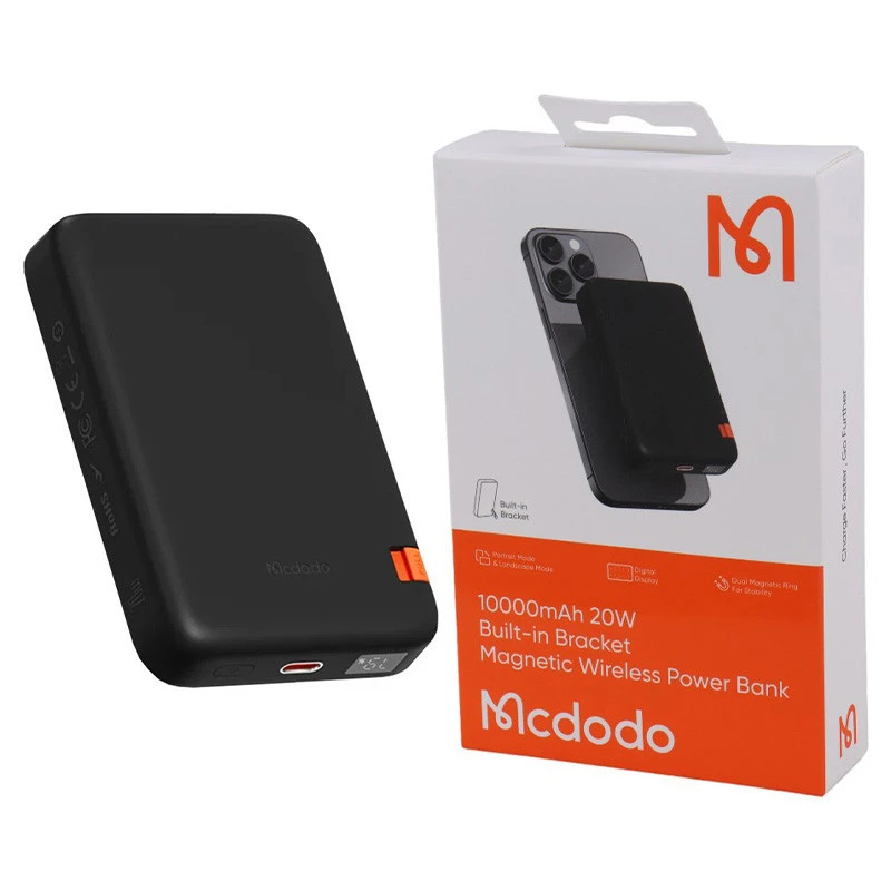 پاور بانک بی سیم مک دودو Mcdodo MC-510-PD 20W ظرفیت 10000 میلی آمپر ساعت