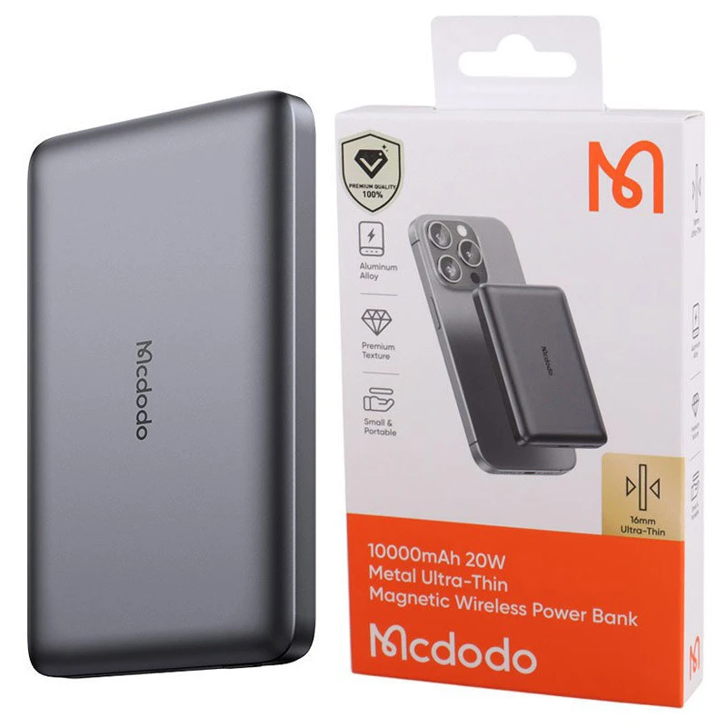 پاور بانک بی سیم فست شارژ مک دودو Mcdodo MC-465 PD 20W ظرفیت 10000 میلی آمپر ساعت