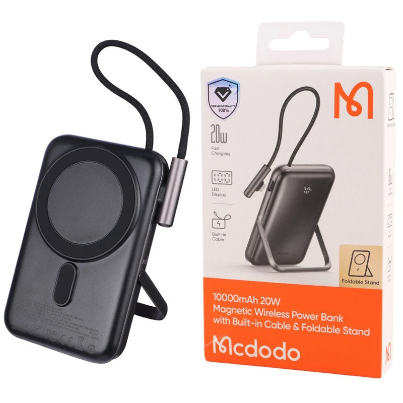 پاور بانک بی سیم فست شارژ مک دودو Mcdodo MC-181 PD 20W ظرفیت 10000 میلی آمپر ساعت