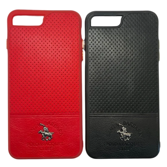 قاب چرم مصنوعی طرح polo آیفون 7plus-8plus