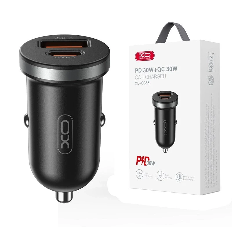 شارژر فندکی 30 وات ایکس او xo-cc56